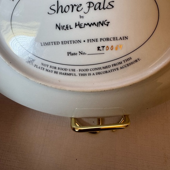 The Franklin Mint Plate “Shore Pals”by Nigel Hemming Limited Edition EUC - Picture 14 of 14